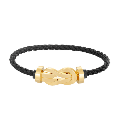 [Raffine]CHANCE LARGE 8 FIGURE BUCKLE NO DIAMOND BRACELET GOLD