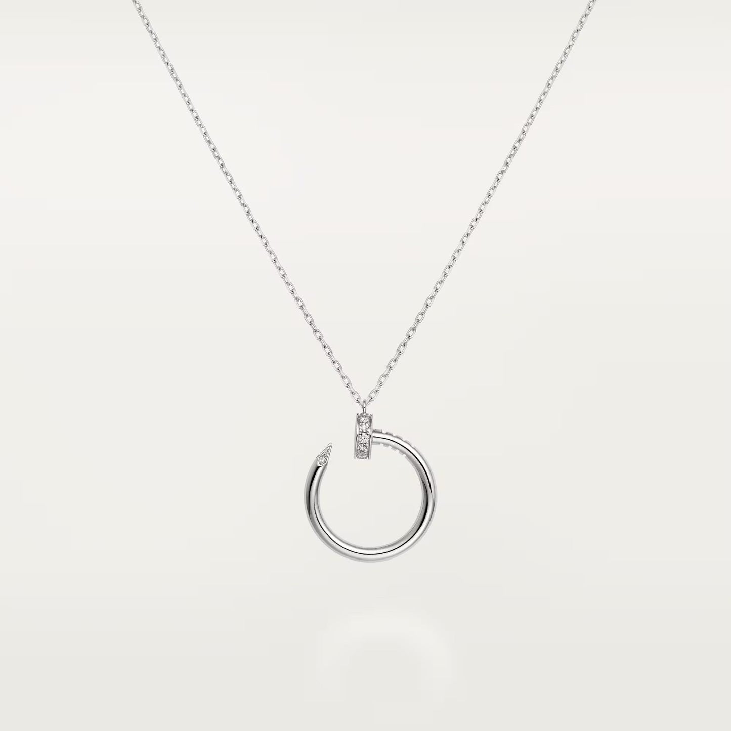 [Raffine]JUSTE NECKLACE HALF DIAMOND