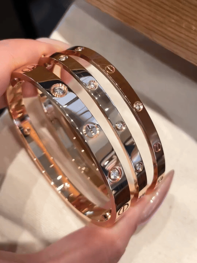 [Raffine]LOVE BRACELET 6.1MM 4 DIAMONDS