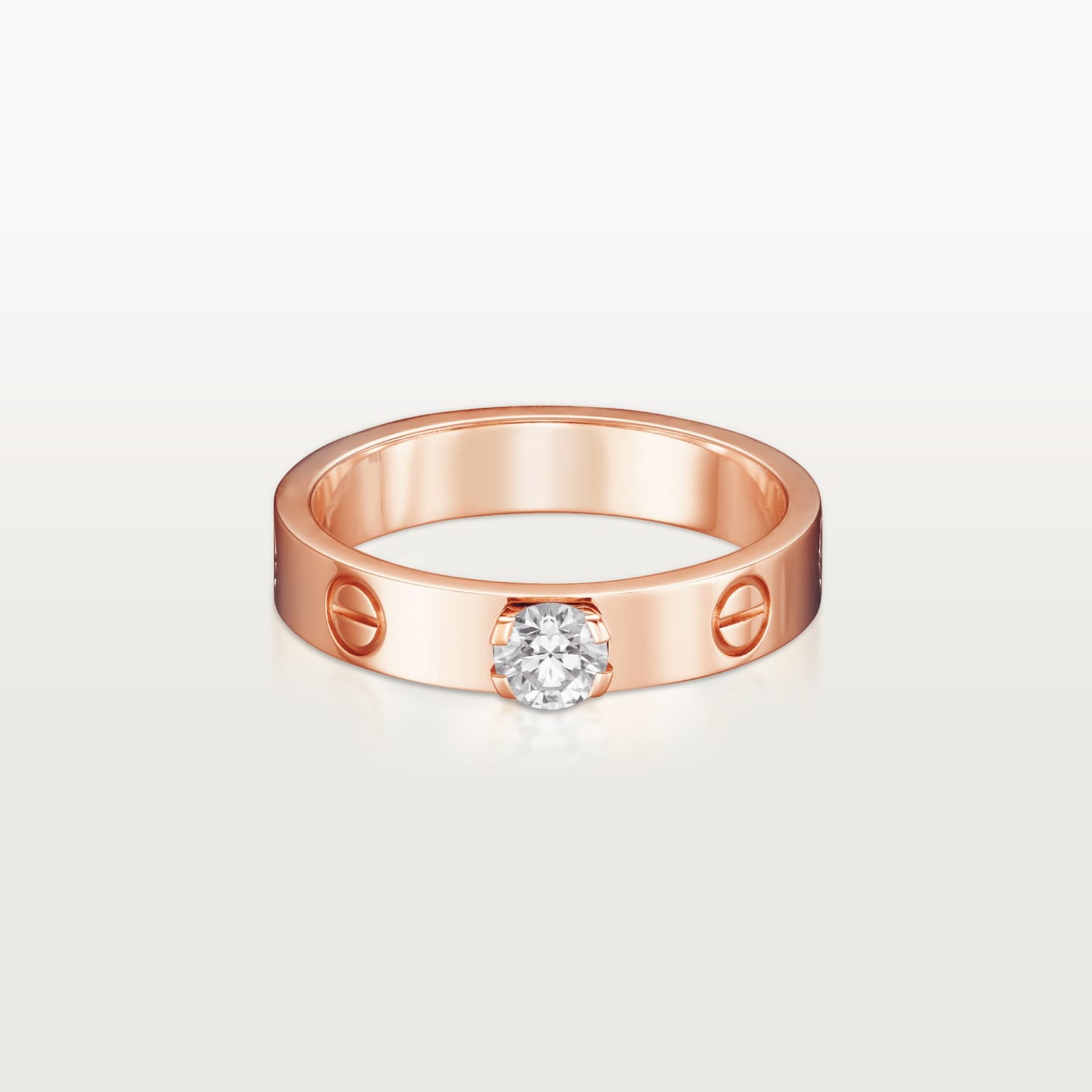 [Raffine]LOVE RING 3.6MM 1 BIG DIAMOND