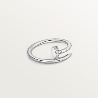 [Raffine]JUSTE 1.8MM HALF DIAMOND RING