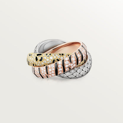 [Raffine] TRINITY  RING LEOPARD PRINT