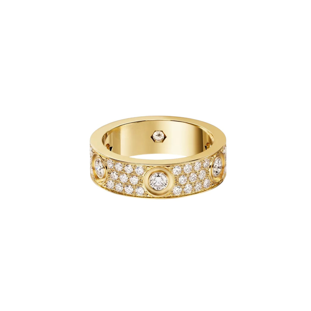 [Raffine]LOVE 5.5MM FULL-PAVE 6-DIAMOND RING