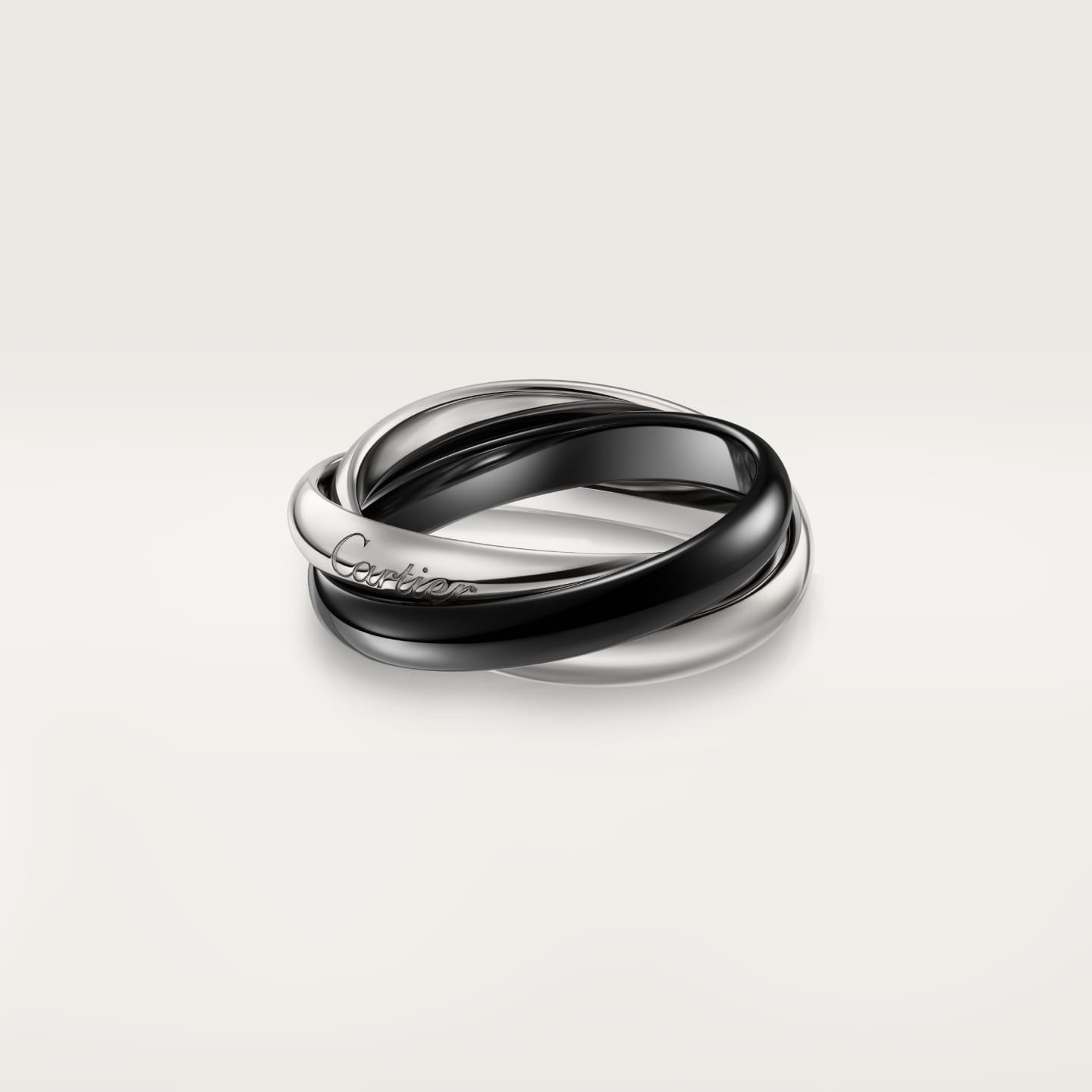 [Raffine]TRINITY 3.2MM RING BLACK CERAMIC