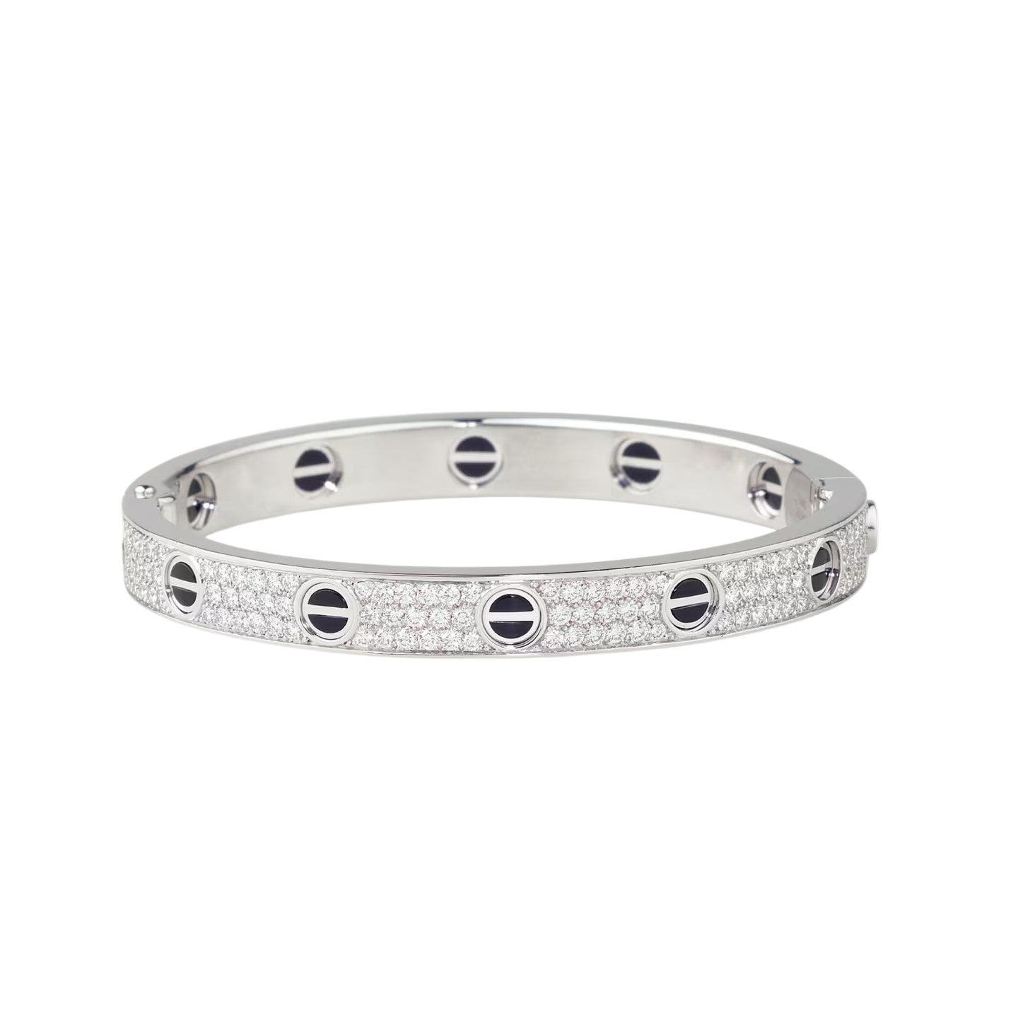 [Raffine]LOVE BRACELET 6.1MM DIAMOND-PAVED CERAMIC