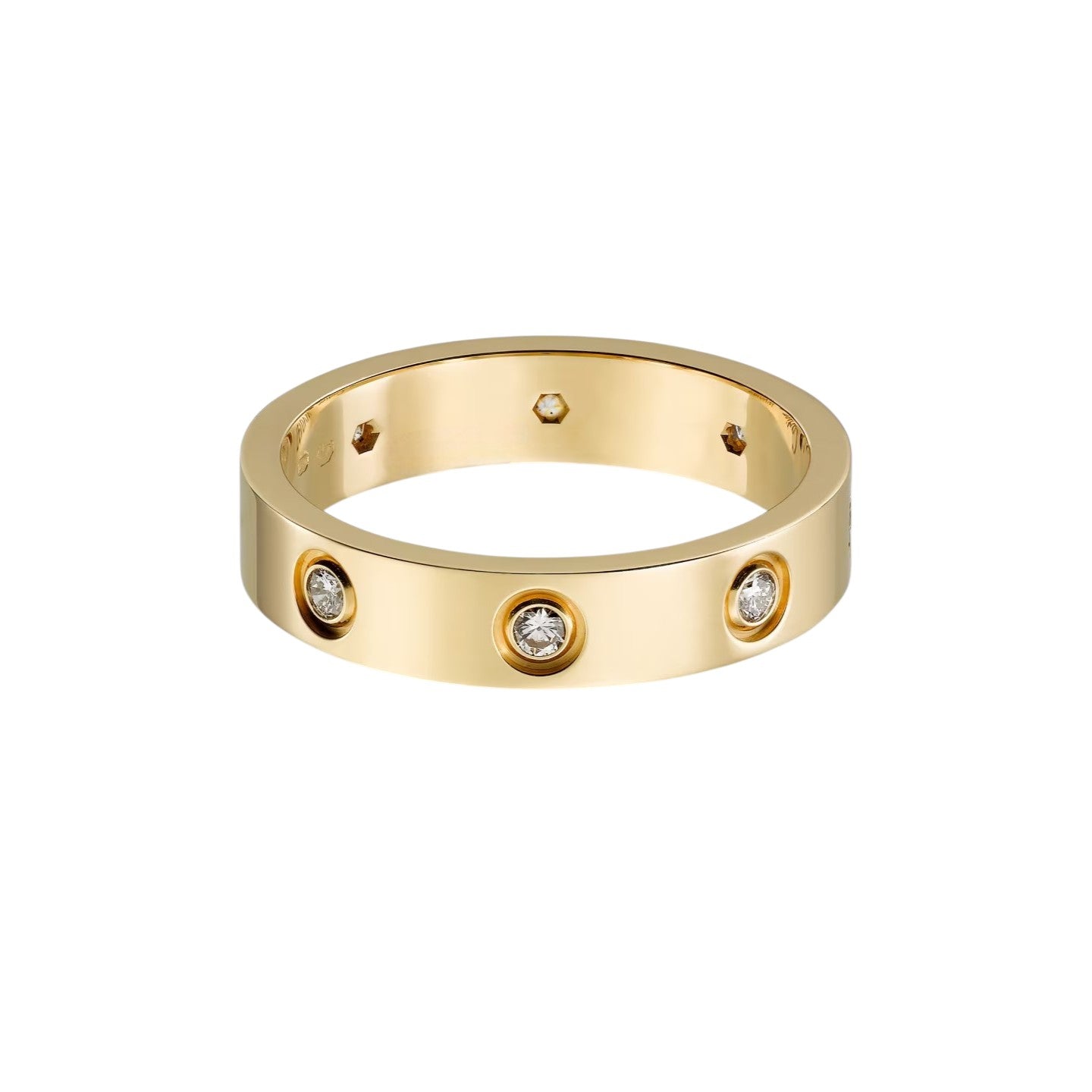 [Raffine]LOVE 4MM 8 DIAMOND RING