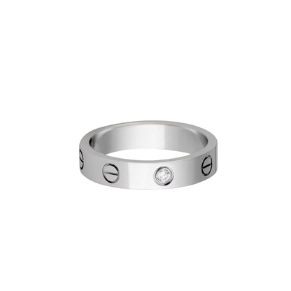 [Raffine]LOVE 4MM 1 DIAMOND RING