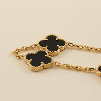 [Raffine] CLOVER 5 MOTIV ONYX-ARMBANDKOLLEKTION