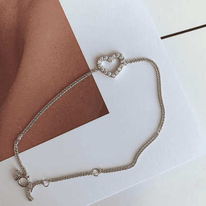 [Raffine] Pulsera de amor con forma de corazón