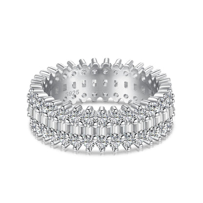 [Raffine] Anillo diario adornado con corte radiante y colorido