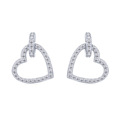 [Raffine]Dainty Heart Shape Earrings