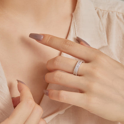 [Raffine] Anillo diario delicado y colorido con corte redondo