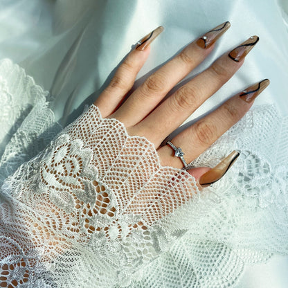 [Raffine] Anillo de eternidad con forma de corazón de 0,5 quilates