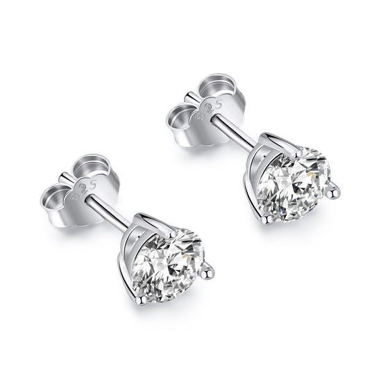 [Raffine]Dainty Round Shape Earrings