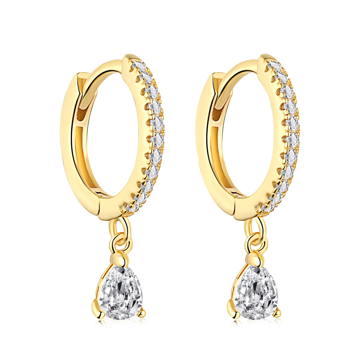 [Raffine] Boucles d'oreilles pendantes géométriques luxueuses