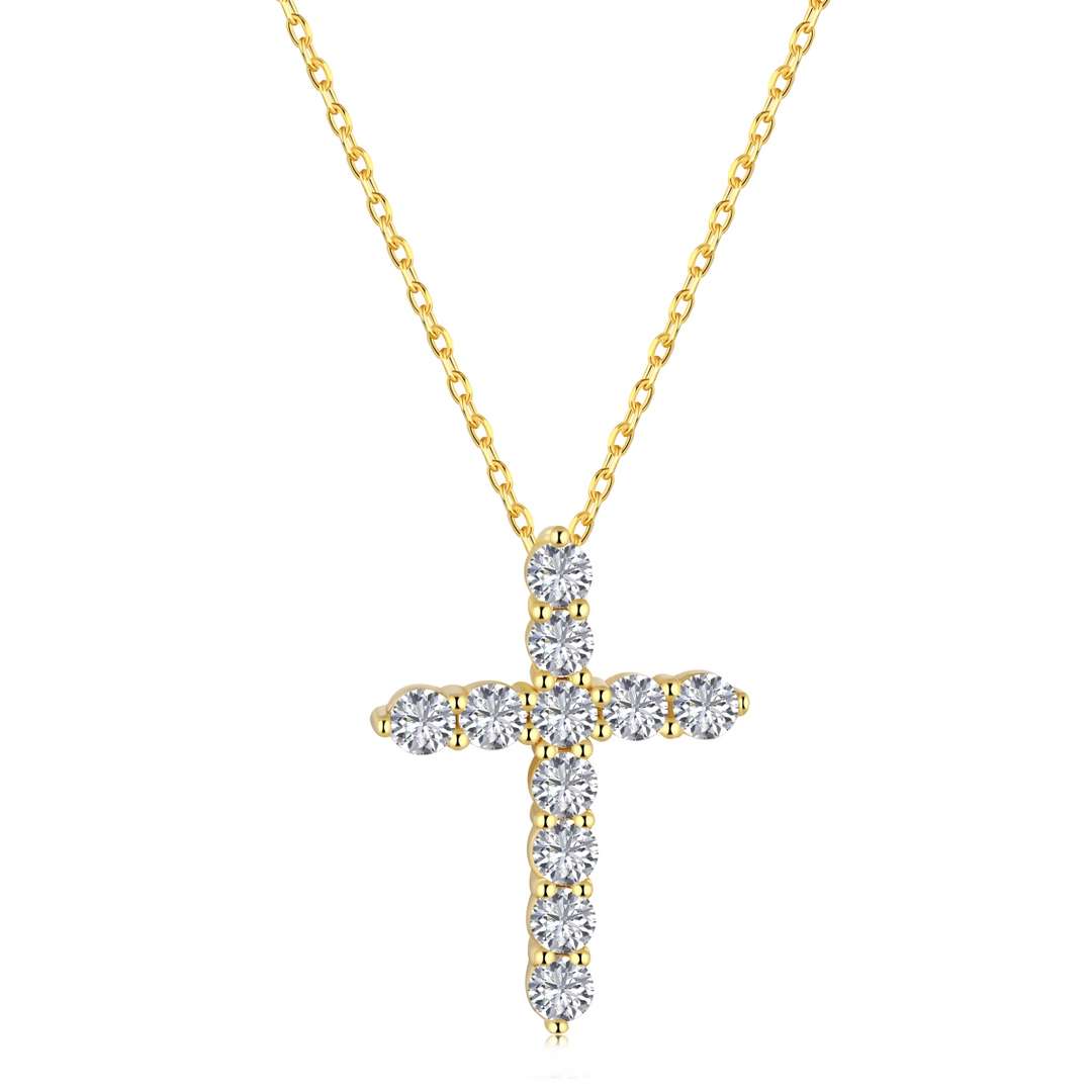[Raffine]Unique Cross Shape Necklace
