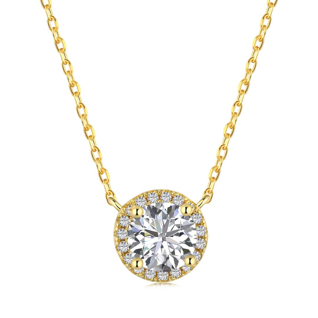[Raffine]Luxurious Round Cut Necklace