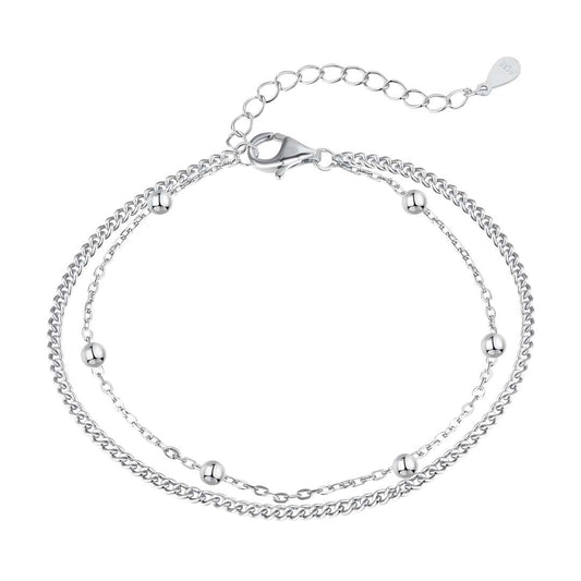 [Raffine] Bracelet double couche de perles délicates