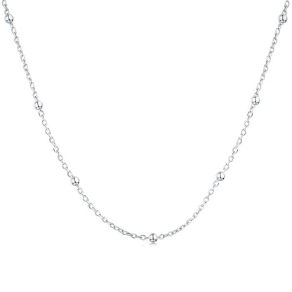 [Raffine]Small Bead Clavicle Chain Simple Necklace