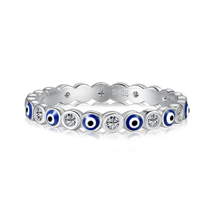 [Raffine] Anillo redondo vibrante y brillante para uso diario