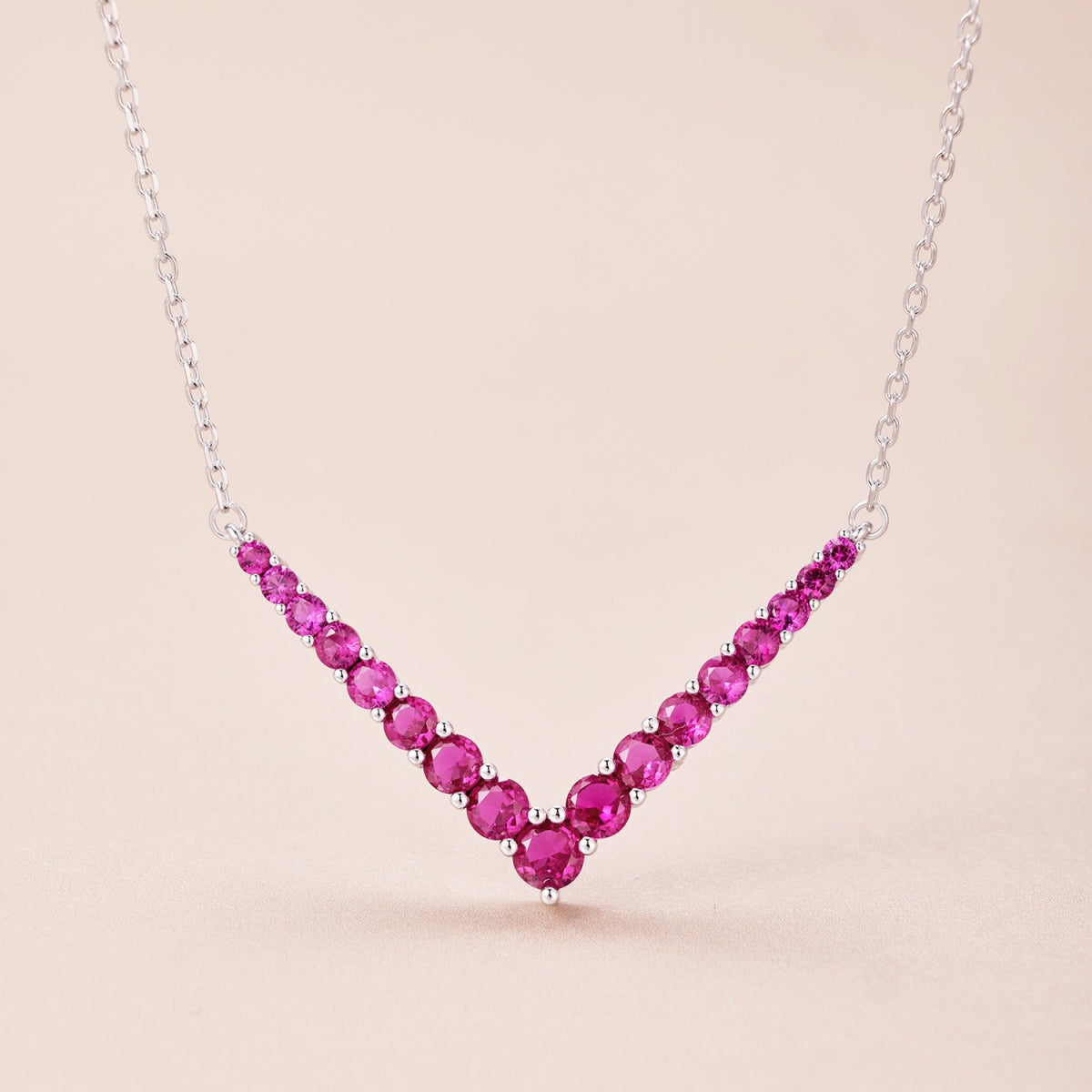 [Raffine]Ornate Round Cut Necklace