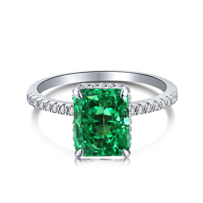 [Raffine] Anillo de compromiso de lujo de 4,0 quilates