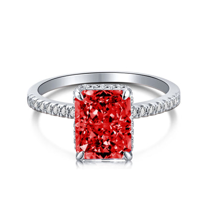 [Raffine] Anillo de compromiso de lujo de 4,0 quilates