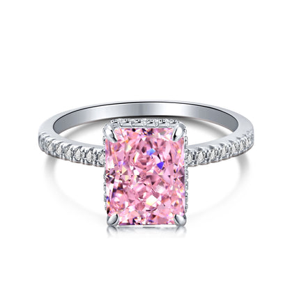 [Raffine] Anillo de compromiso de lujo de 4,0 quilates