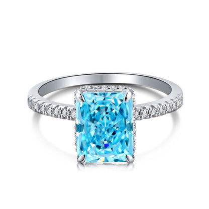 [Raffine] Anillo de compromiso de lujo de 4,0 quilates