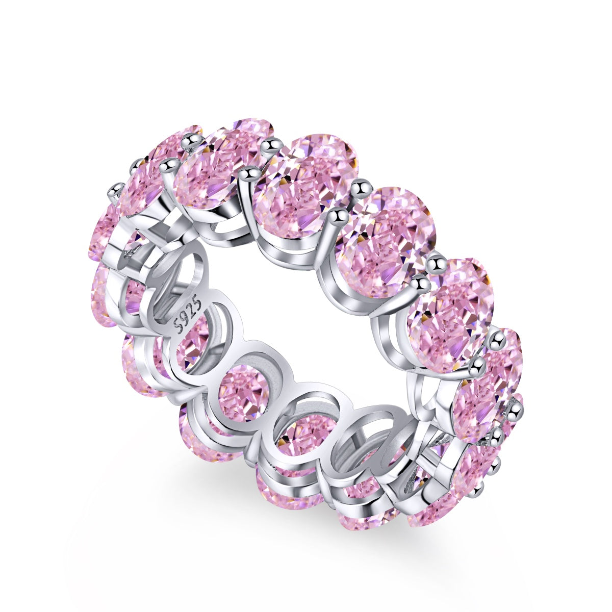 [Raffine] Anillo de tenis de corte cojín alargado y delicado