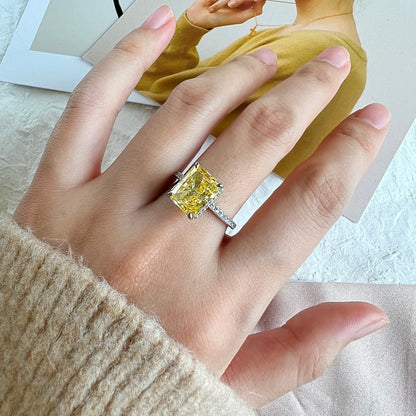 [Raffine] Anillo de compromiso de lujo de 4,0 quilates