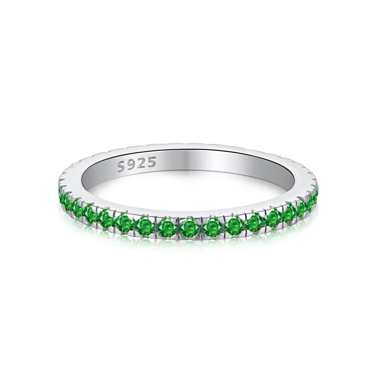 [Raffine] Anillo diario delicado y brillante de corte redondo