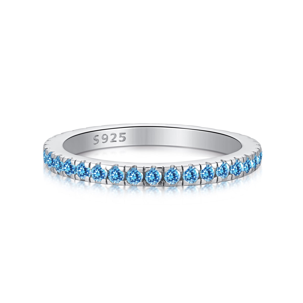 [Raffine] Anillo diario delicado y brillante de corte redondo