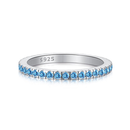 [Raffine] Anillo diario delicado y brillante de corte redondo