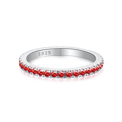 [Raffine] Anillo diario delicado y brillante de corte redondo