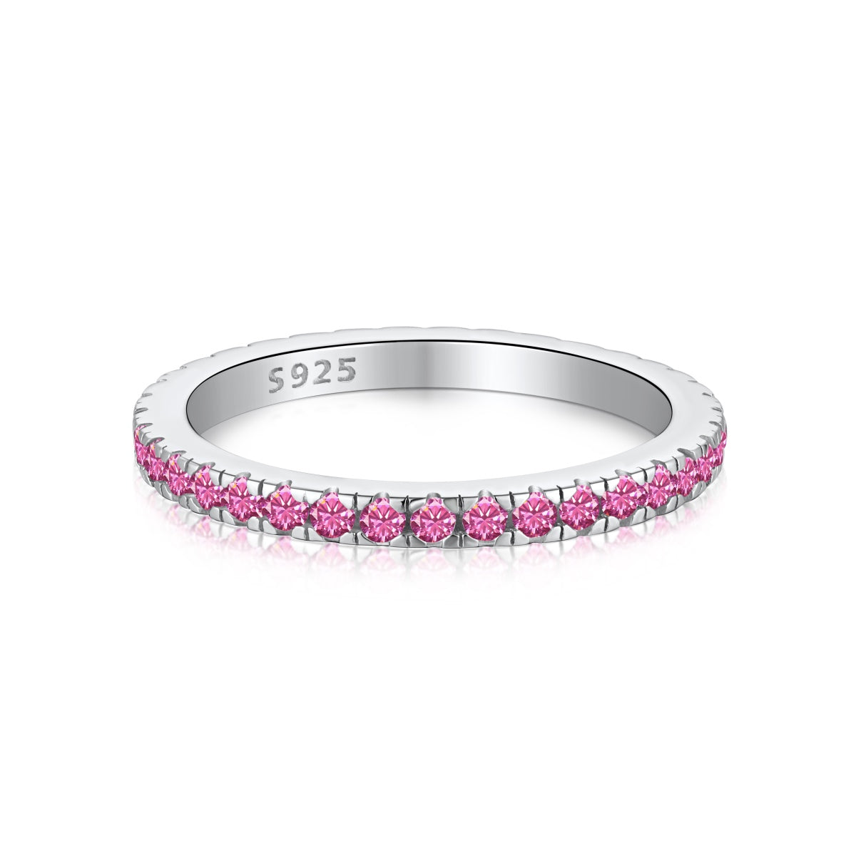 [Raffine] Anillo diario delicado y brillante de corte redondo