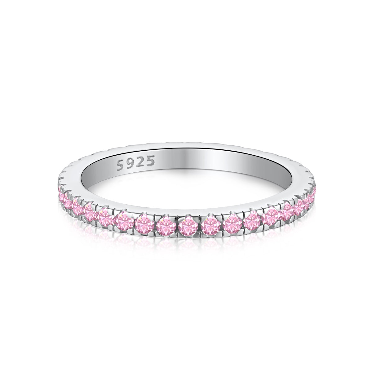 [Raffine] Anillo diario delicado y brillante de corte redondo