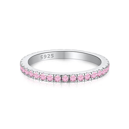 [Raffine] Anillo diario delicado y brillante de corte redondo