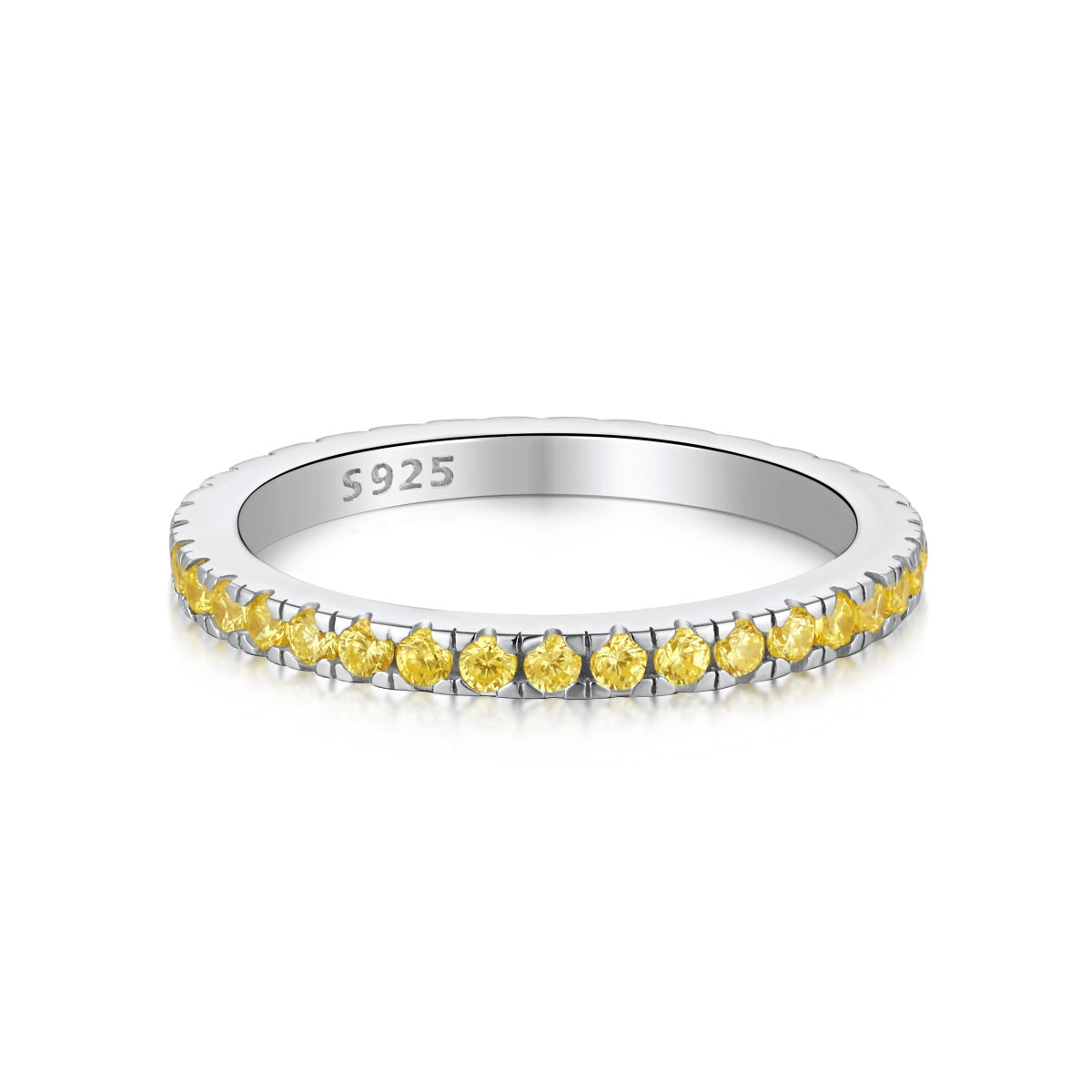 [Raffine] Anillo diario delicado y brillante de corte redondo