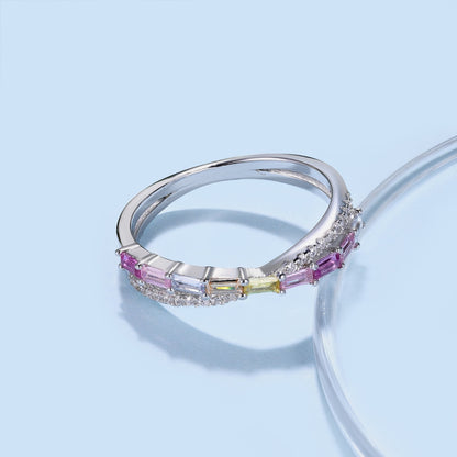 [Raffine] Anillo de fiesta elegante y energético con corte radiante