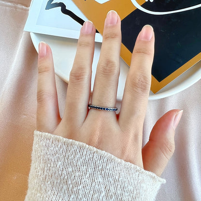 [Raffine] Anillo diario delicado y brillante de corte redondo