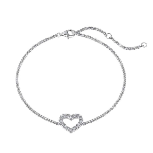 [Raffine]Heart Shape Lover Bracelet