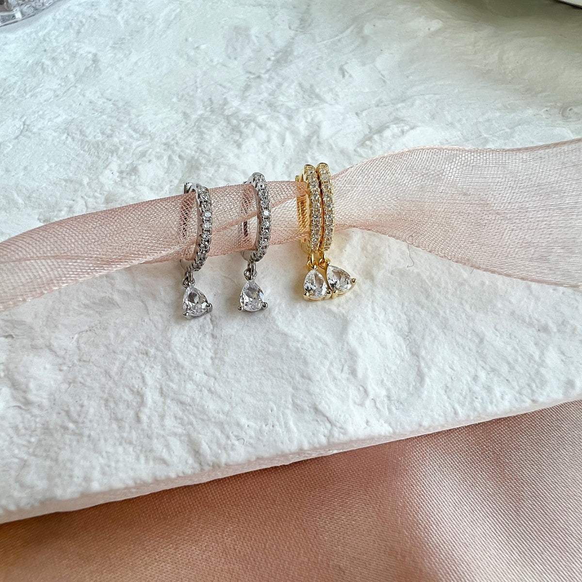 [Raffine] Boucles d'oreilles pendantes géométriques luxueuses
