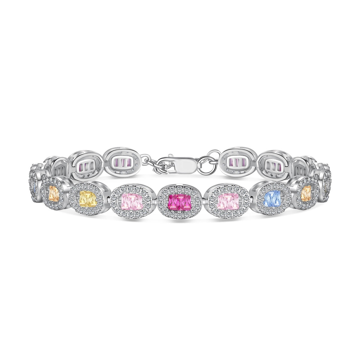 [Raffine] Exquisita pulsera diaria con corte esmeralda ornamentado