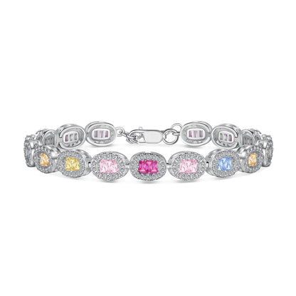[Raffine] Exquisita pulsera diaria con corte esmeralda ornamentado
