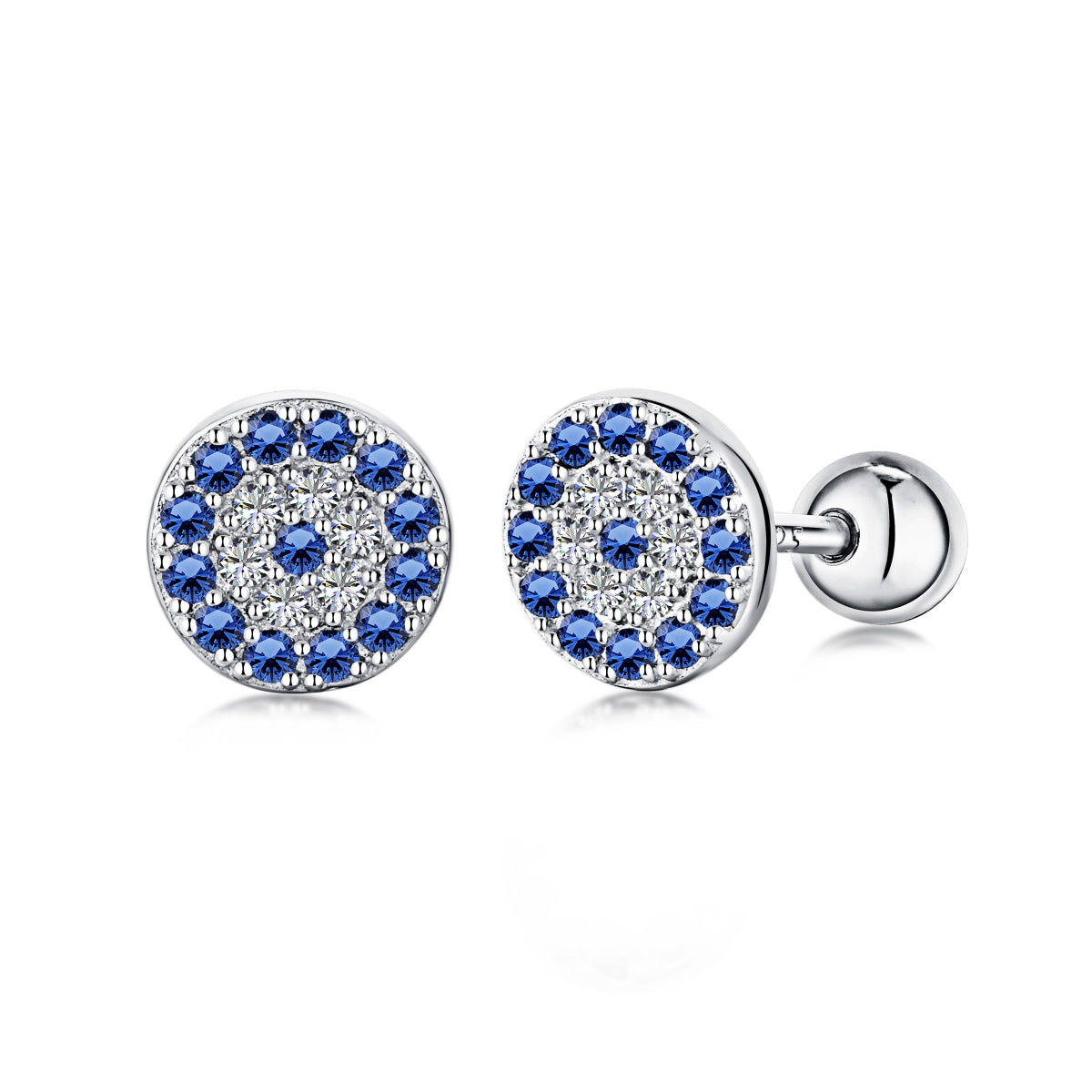 [Raffine]Devil's Eye Ear Bone Nail Earrings