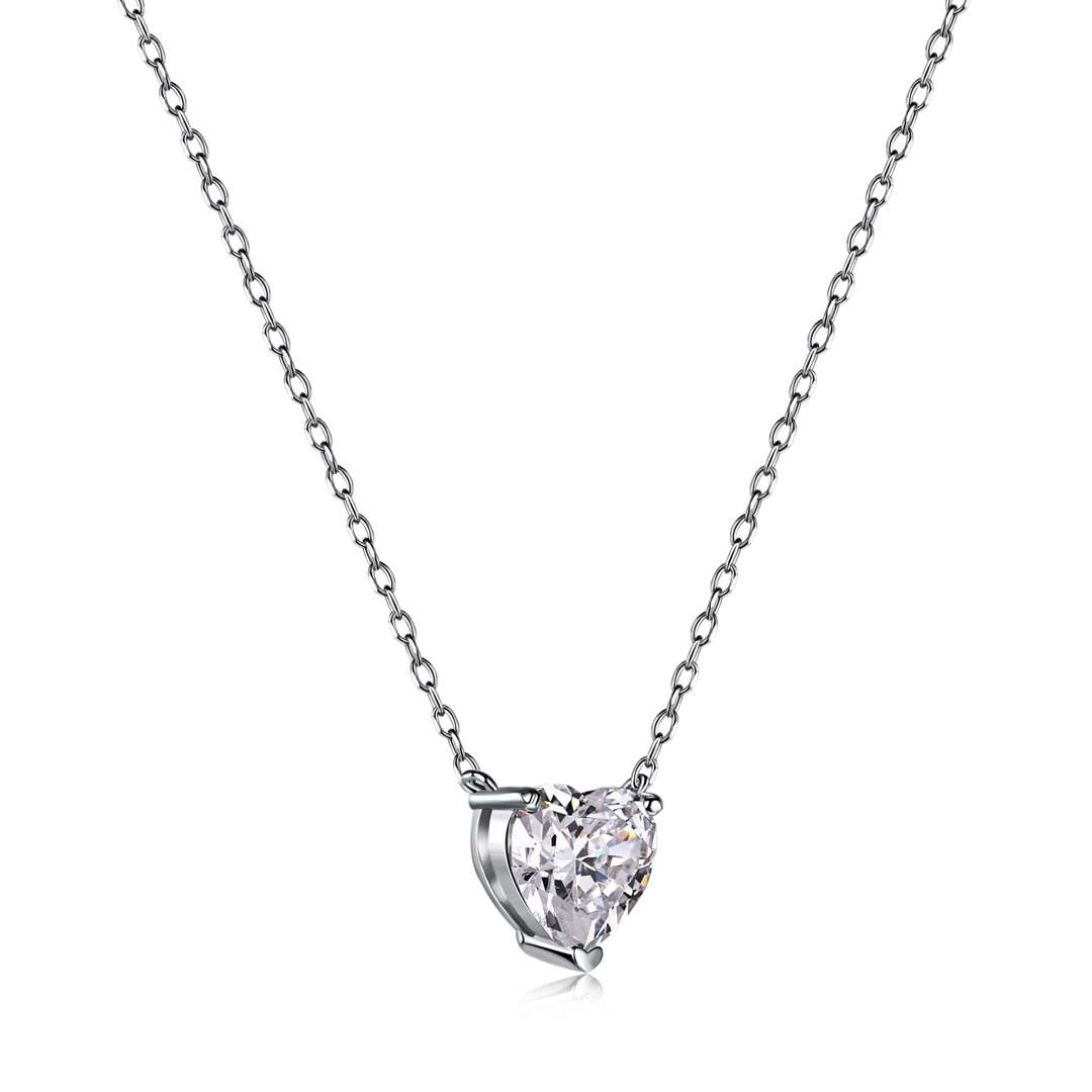 [Raffine] Collier pendentif en pierre principale en forme de cœur