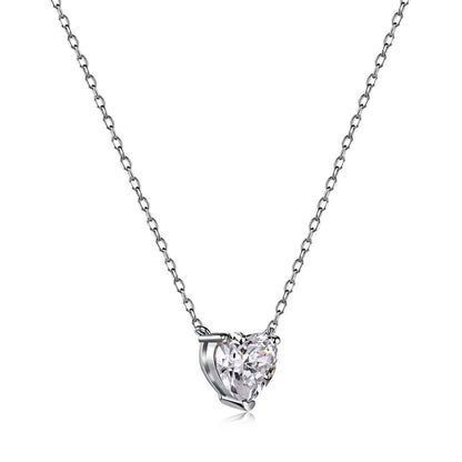 [Raffine] Collier pendentif en pierre principale en forme de cœur
