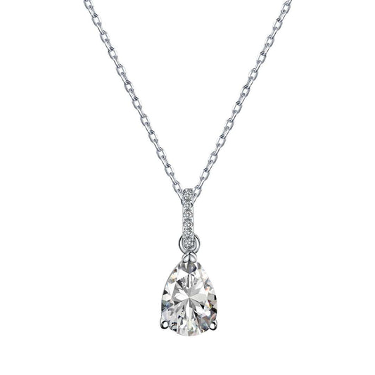 [Raffine]Delicate Water Drop Shape Fashion Necklace