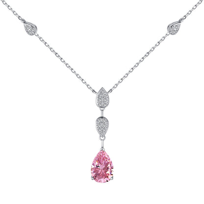 [Raffine]Dazzling Pear Cut Necklace